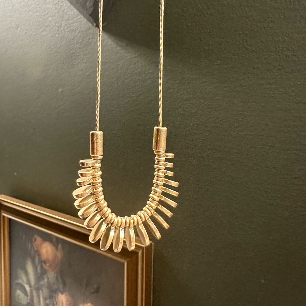 Madewell Gold Statement Necklace